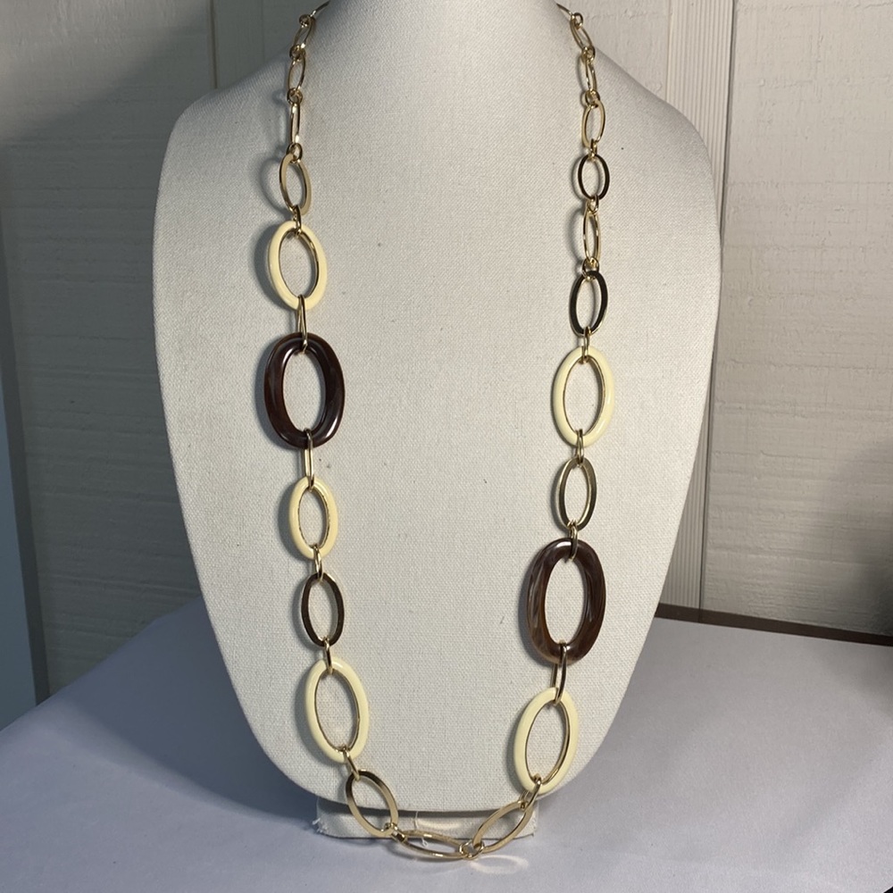 Long beautiful Lia Sophia statement necklace
